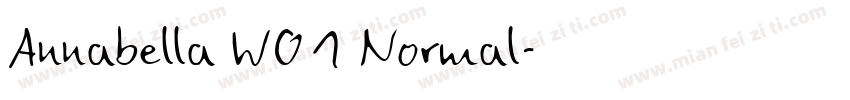 Annabella W01 Normal字体转换